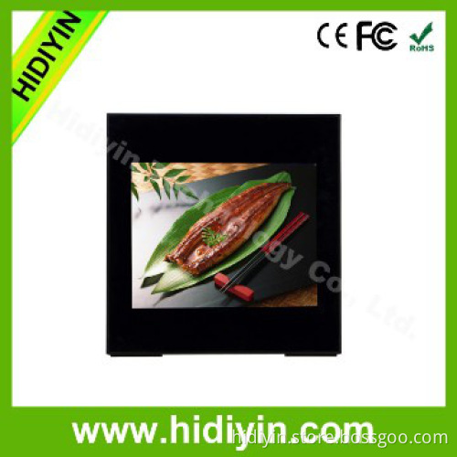 New Square 7 inch digital photo frame rechargeable battery